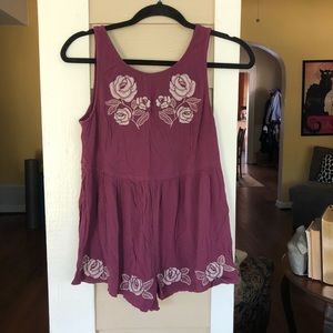 Forever 21 Purple Romper